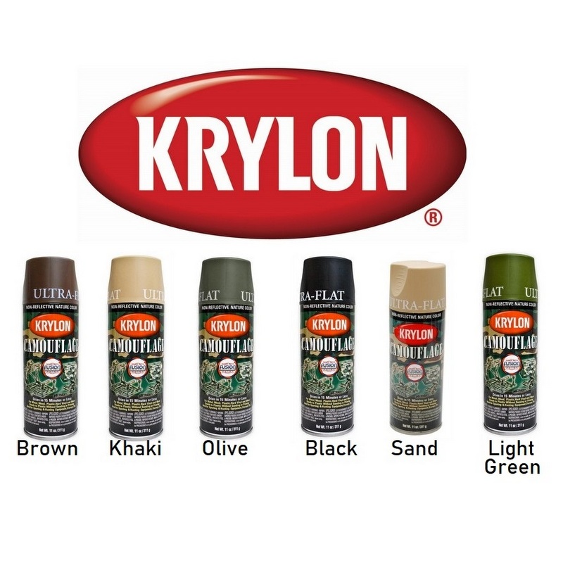krylon camouflarge spray paint